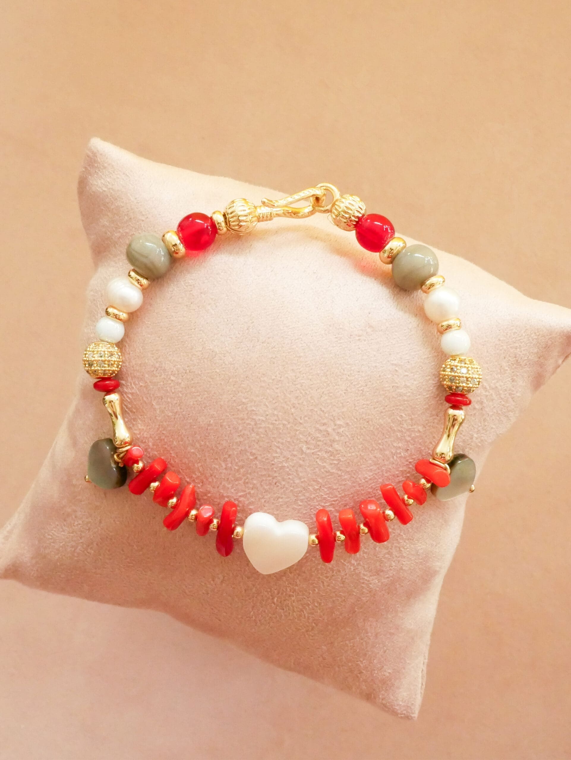 Petit Italian Red Coral Bracelet