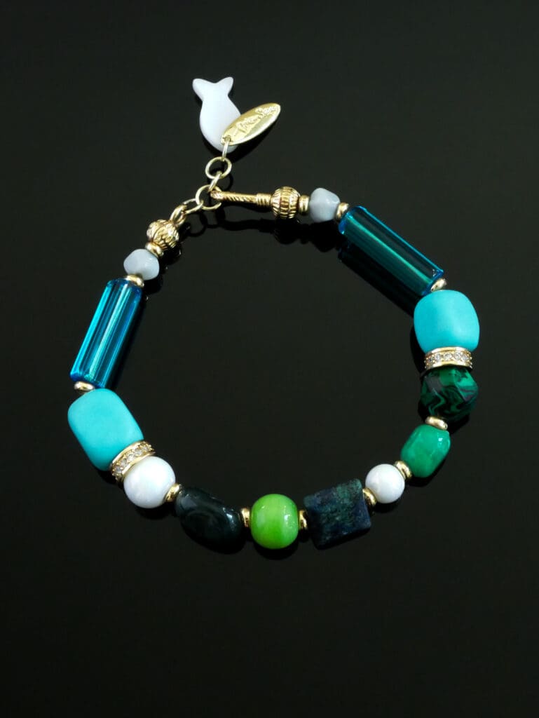 Chrysocolla Green Bracelet