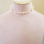 Red Coral & Pearl Necklace