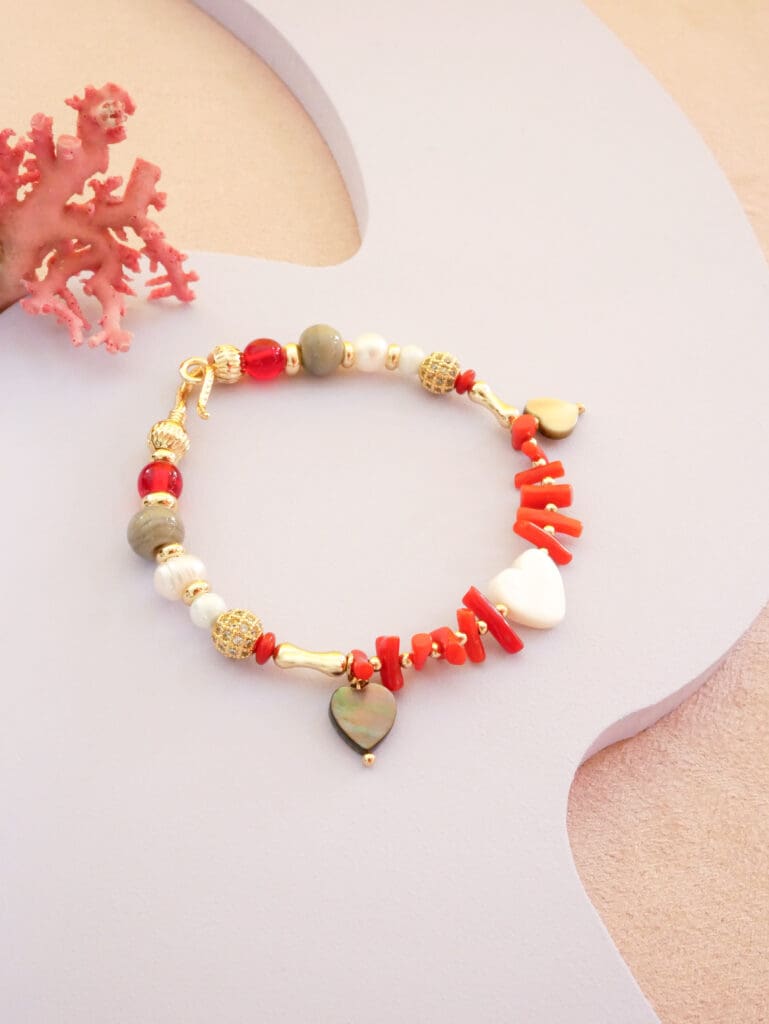 Petit Italian Red Coral Bracelet