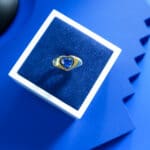 Sapphire Juicy Heart Gemstone Ring