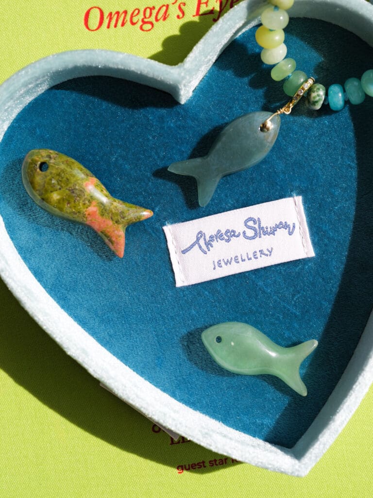 Juicy Gemstone Fish Charm