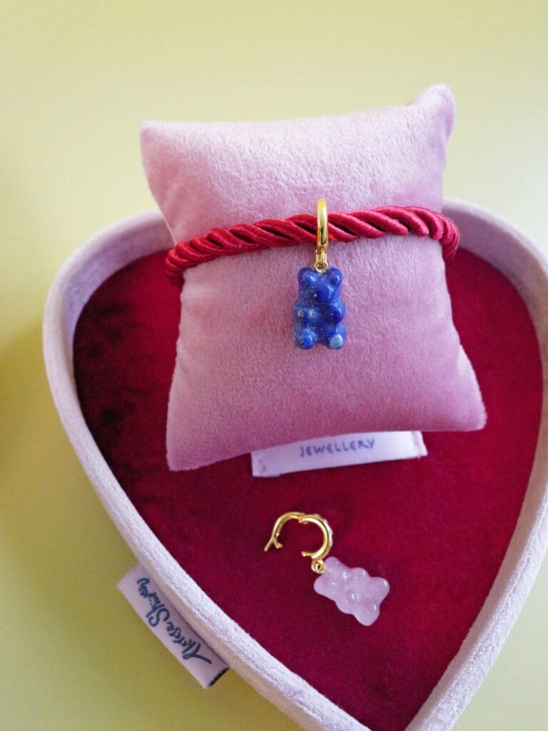 Lapis Lazuli Gemstone Bear Charm