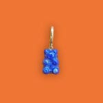 Lapis Lazuli Gemstone Bear Charm