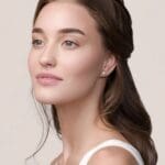 Elegant Round & Smooth Stud Earrings