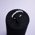 Elegant Enamel Gemstone Thin Band