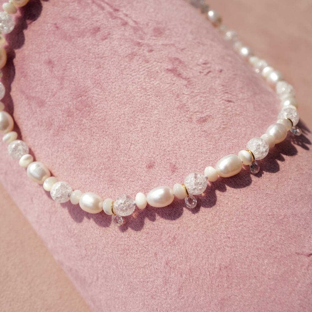 Freshwater Pearl & Gemstone Necklace