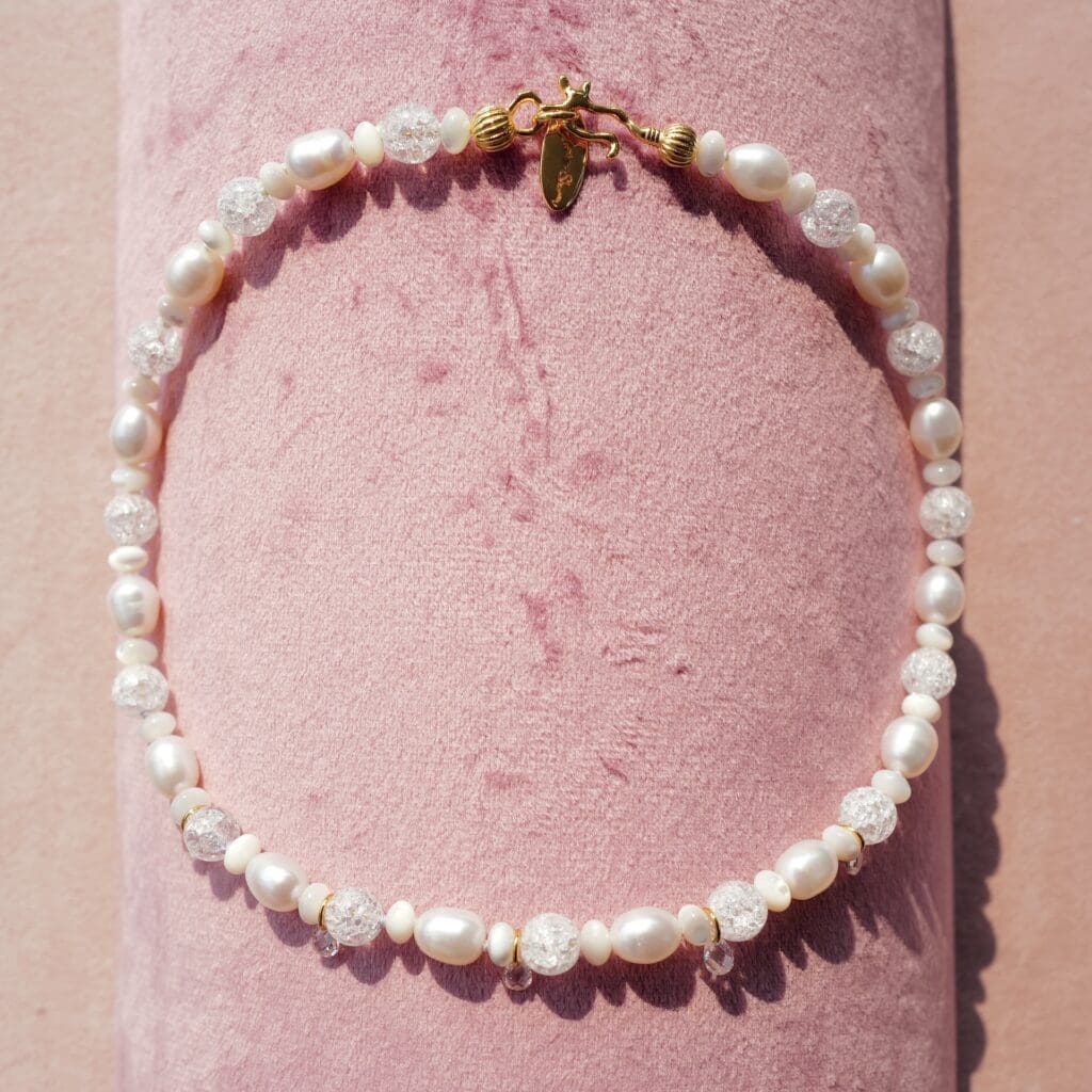 Freshwater Pearl & Gemstone Necklace