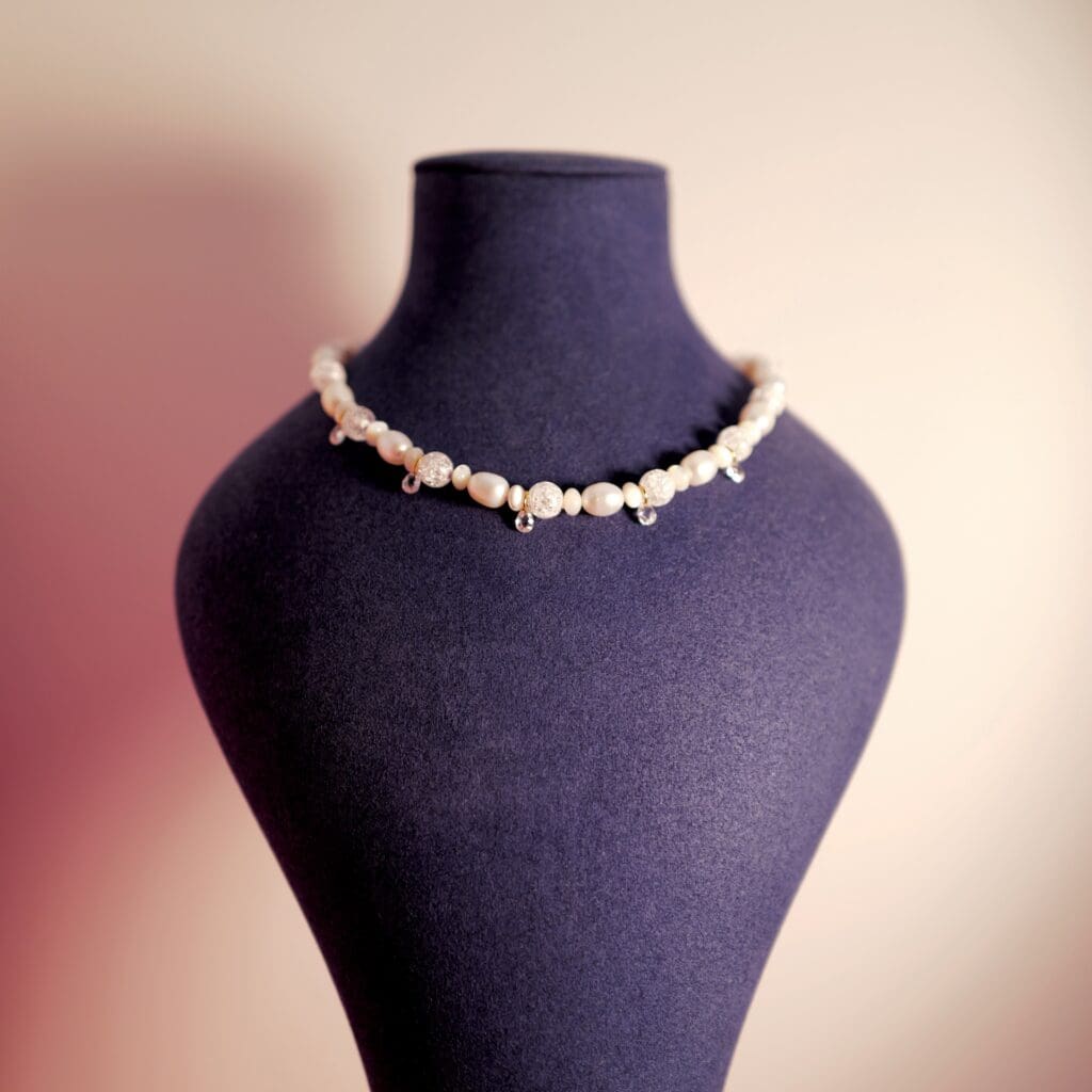 Freshwater Pearl & Gemstone Necklace